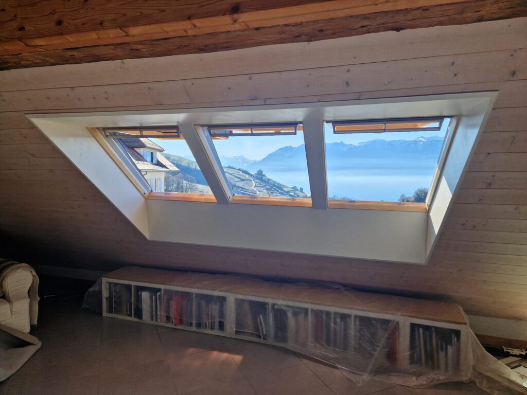 Installation et création de nouvelles fenêtres de toit VELUX® en Suisse romande